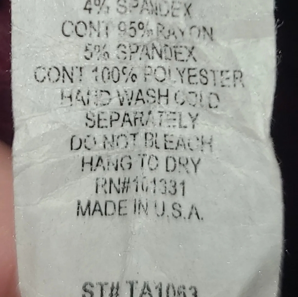 New Medium Burgundy Dress - Valentine's Day - Picture 8 of 8